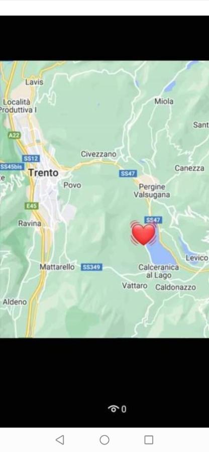 Apartamento Ca' Dei Cigni Calceranica al Lago Exterior foto